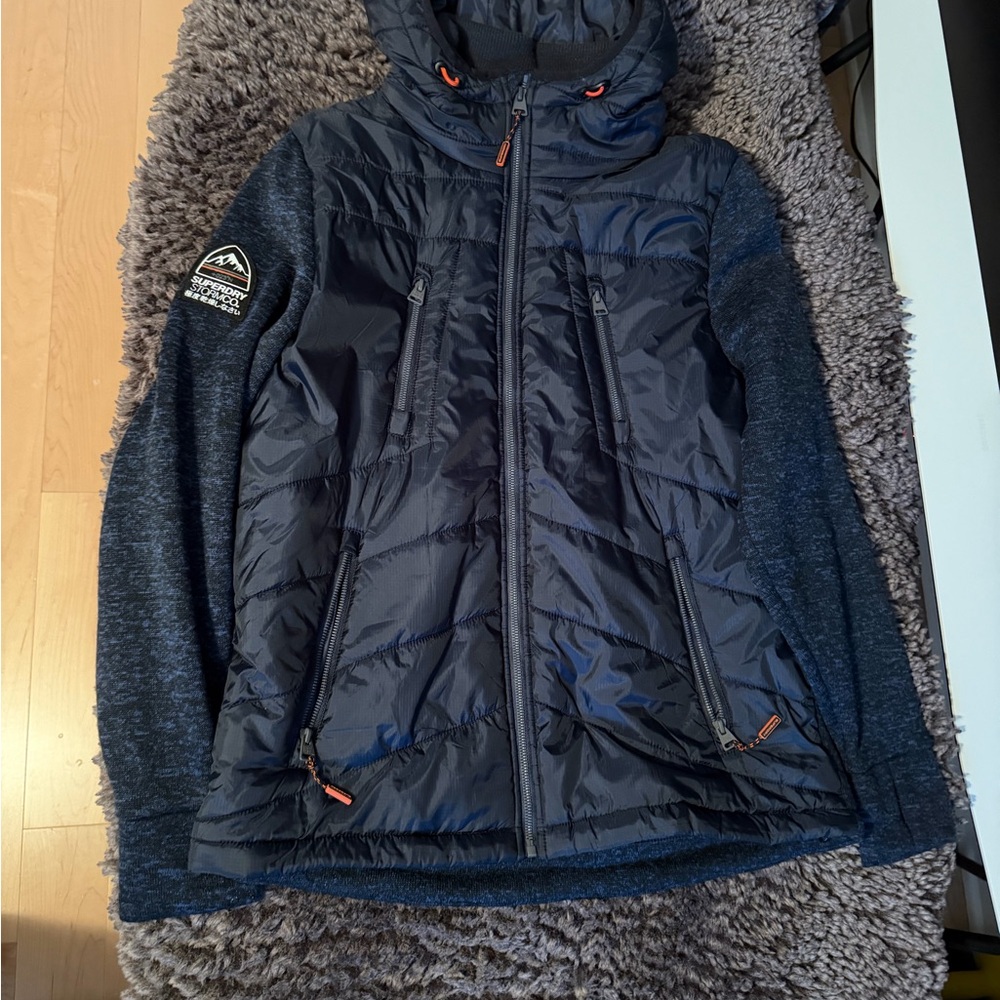 Superdry Navy and Black Storm Jacket